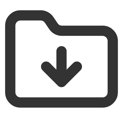 иконка folder down, folder, папка, down, стрелка,