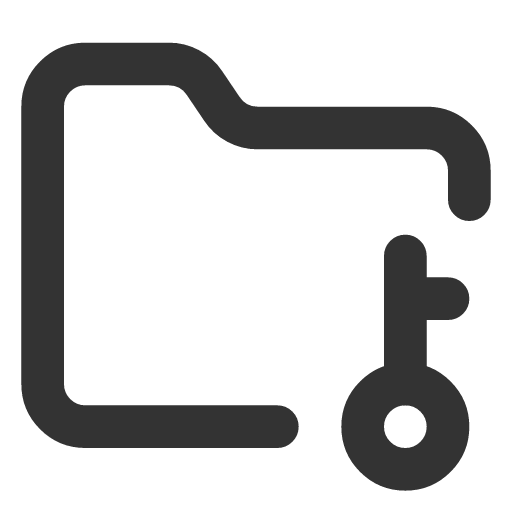 иконка folder key, folder, папка, key, ключ,