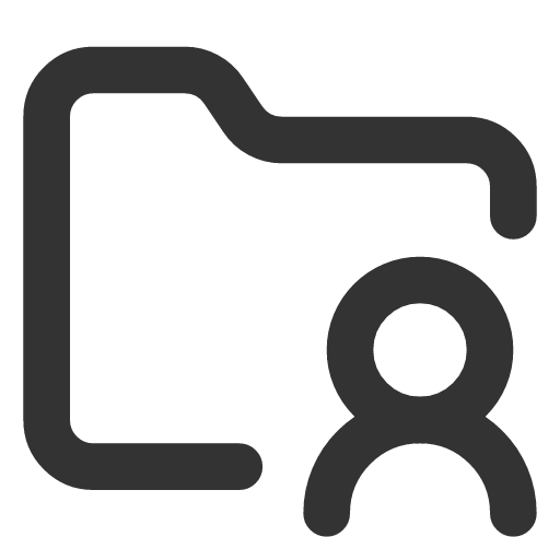 иконка folder user, folder, папка, user, пользователь,