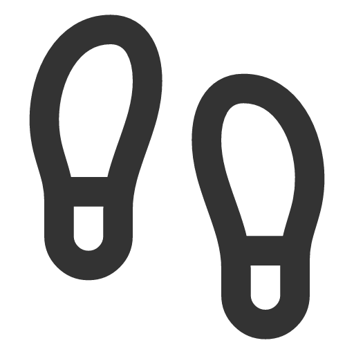 иконка footprints,