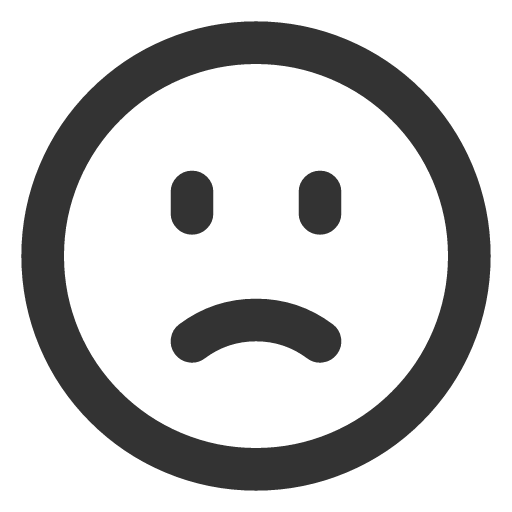 иконка frown,