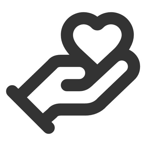 иконка hand heart, hand, рука, heart, сердце,