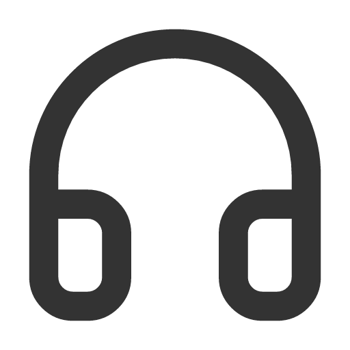 иконка headphones, наушники,