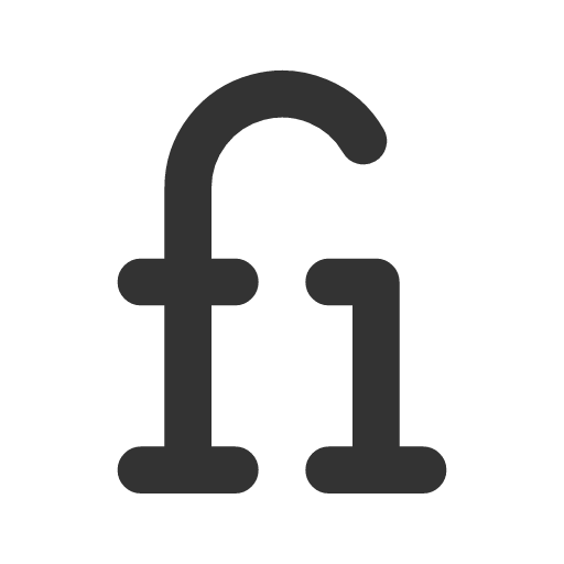 иконка ligature,