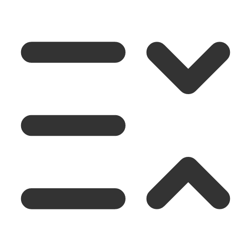иконка list chevrons down up, list, chevrons, down, стрелка, up, стрелка вверх,