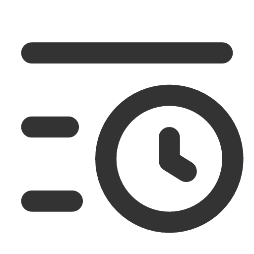 иконка list clock, list, clock, часы,