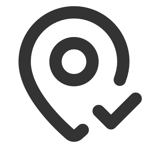 иконка map pin check, map, карта, pin, кнопка, check, галочка,