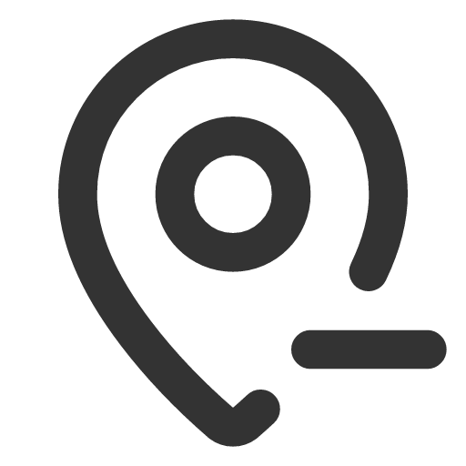 иконка map pin minus, map, карта, pin, кнопка, minus, минус,