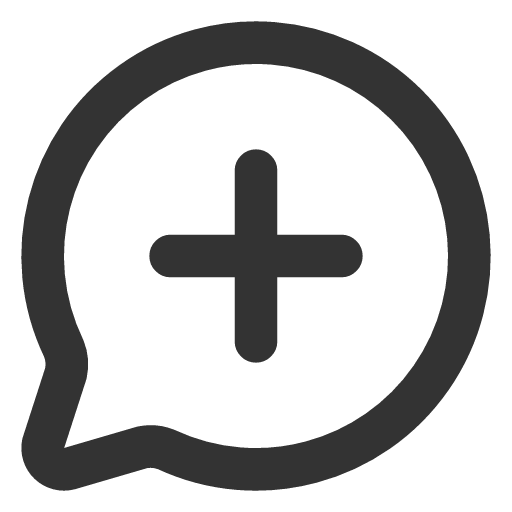 иконка message circle plus, message, сообщение, circle, plus, плюс,