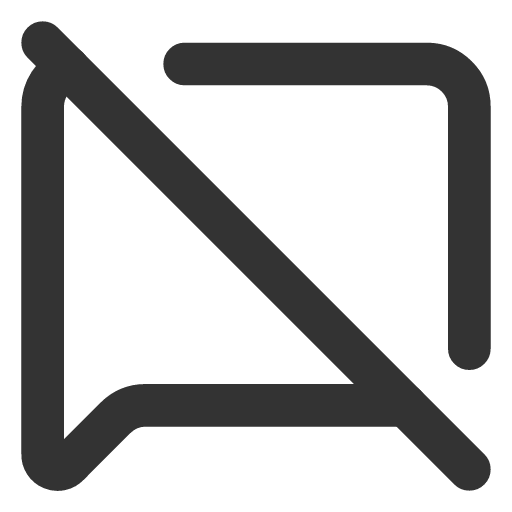 иконка message square off, message, сообщение, square, off,