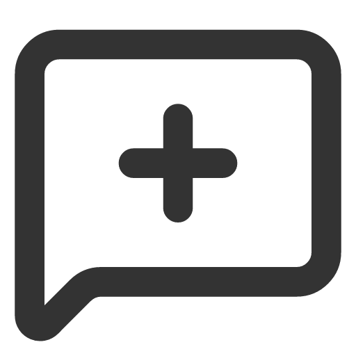 иконка message square plus, message, сообщение, square, plus, плюс,