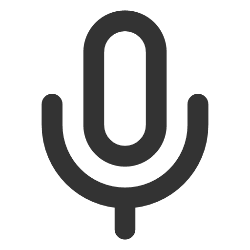 иконка mic, микрофон,