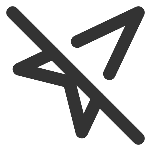 иконка navigation off, navigation, навигация, off,