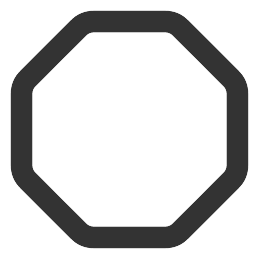 иконка octagon,