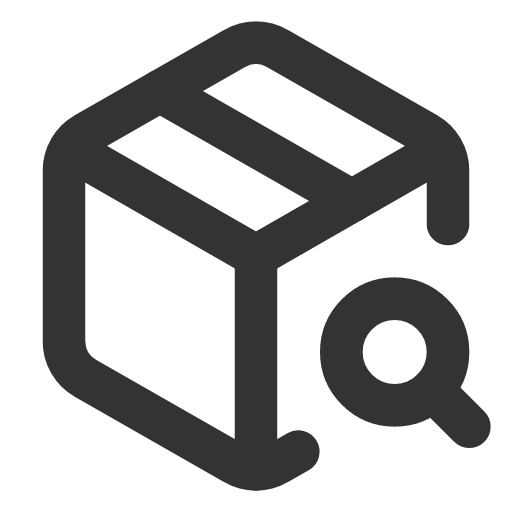 иконка package search, package, search, поиск,