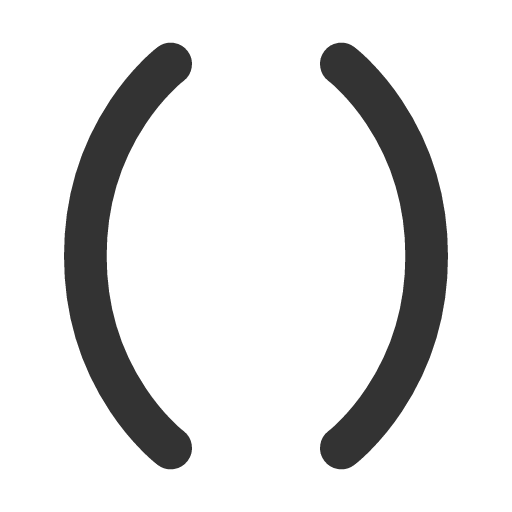 иконка parentheses,
