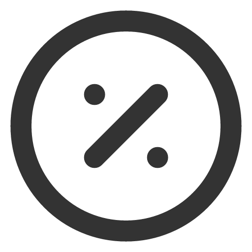 иконка percent circle, percent, circle,