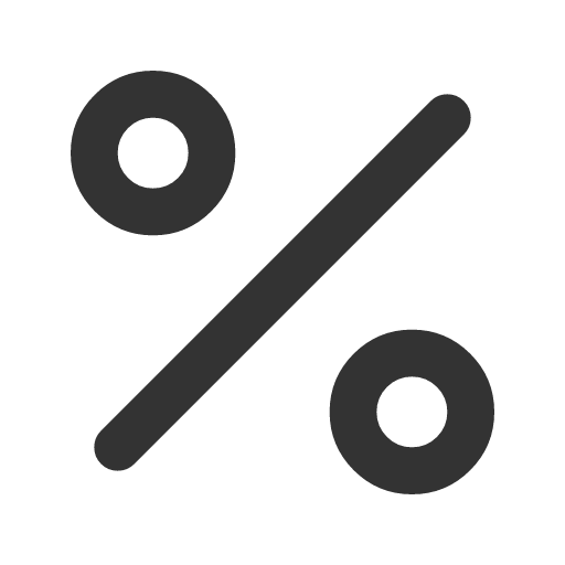 иконка percent,