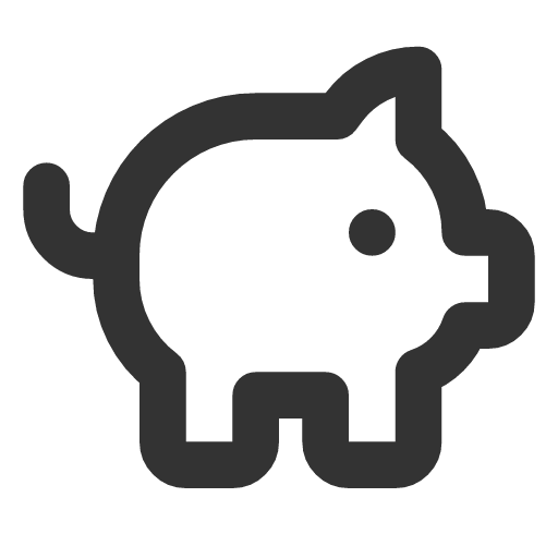 иконка piggy bank, копилка, piggy, bank, банк,