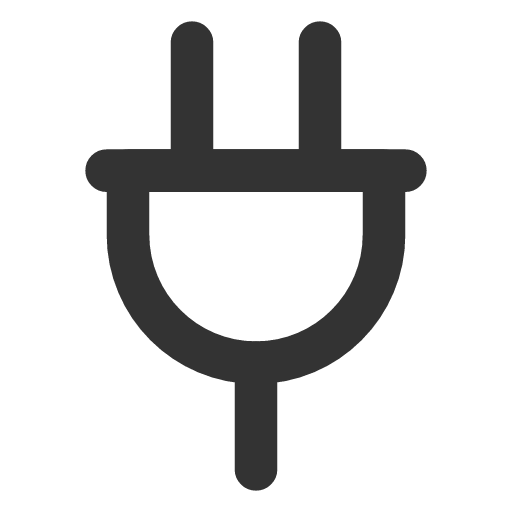 иконка plug 2, plug, штекер,