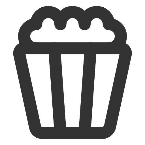 иконка popcorn, попкорн,
