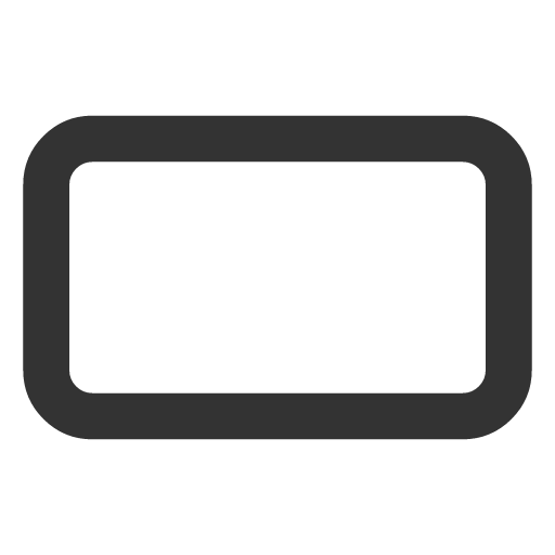 иконка rectangle horizontal, rectangle, horizontal, документ,