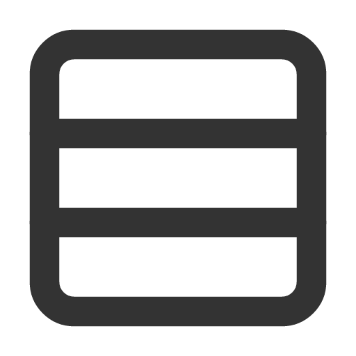 иконка rows 3, rows,