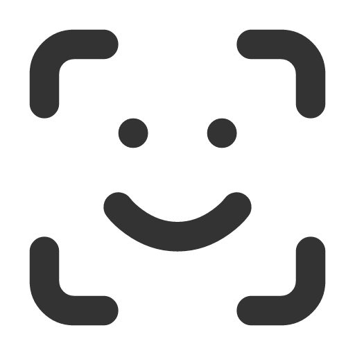 иконка scan face, scan, face, смайлик,