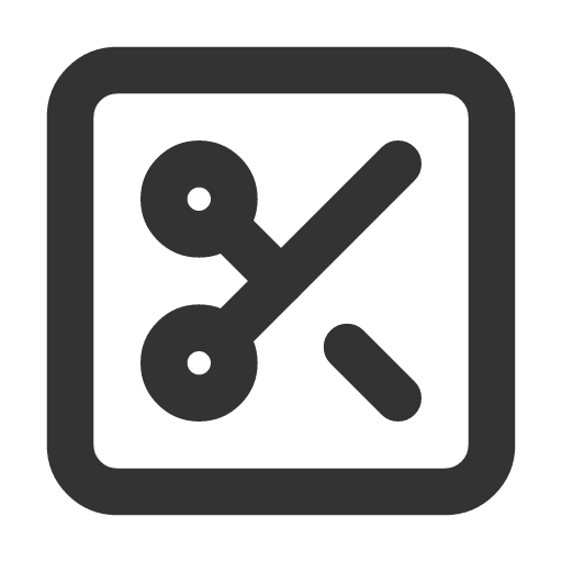 иконка scissors square, scissors, ножницы, square,