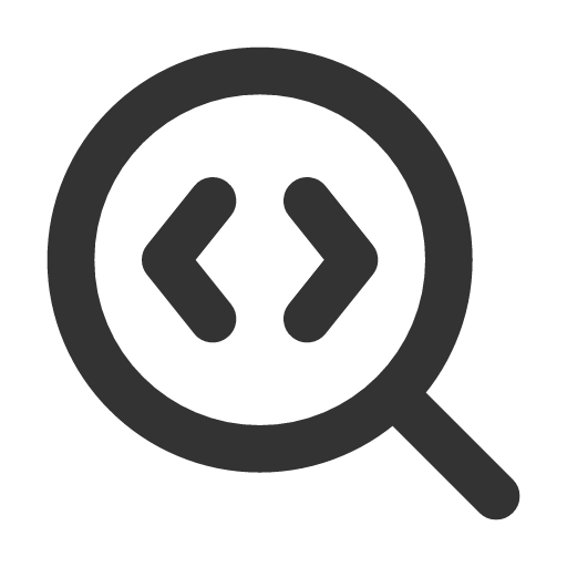 иконка search code, search, поиск, code, код,