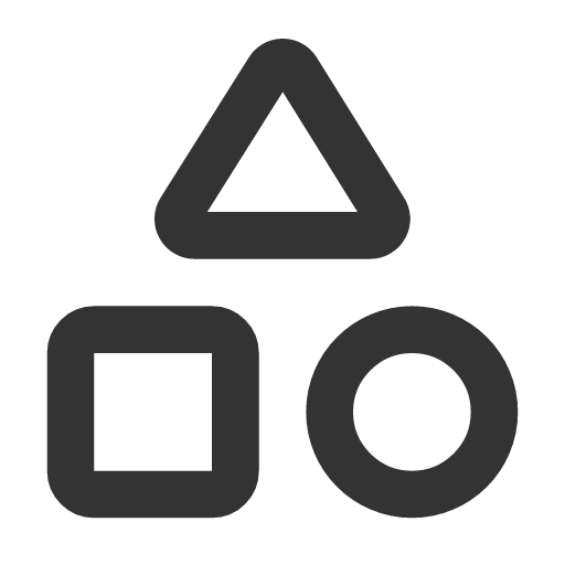 иконка shapes,