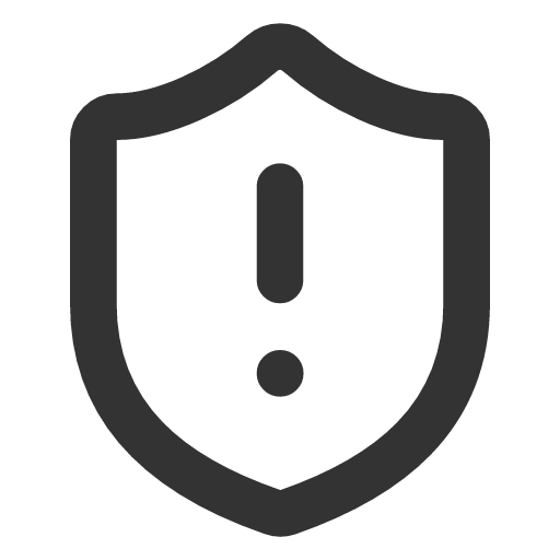 иконка shield alert, shield, щит, alert, предупреждение,