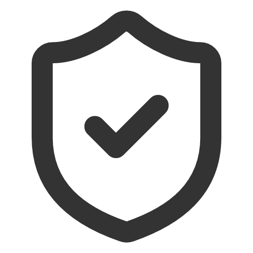 иконка shield check, shield, щит, check, галочка,