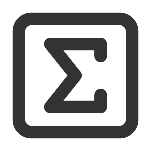 иконка sigma square, sigma, square,