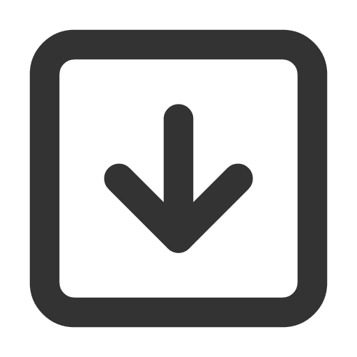 иконка square arrow down, square, arrow, стрелка, down,