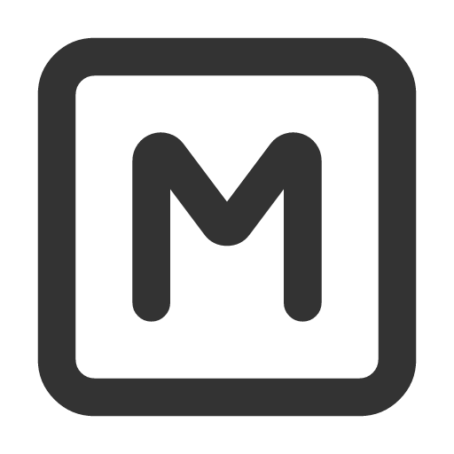 иконка square m, square,