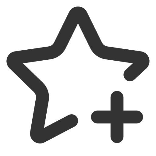 иконка star plus, star, звезда, plus, плюс,