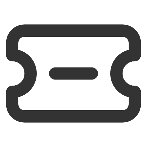 иконка ticket minus, ticket, билет, minus, минус,