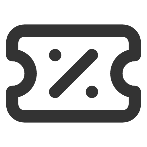 иконка ticket percent, ticket, билет, percent,