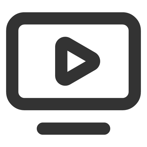 иконка tv minimal play, tv, телевизор, minimal, play, играть,