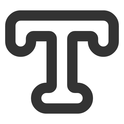 иконка type, шрифт,