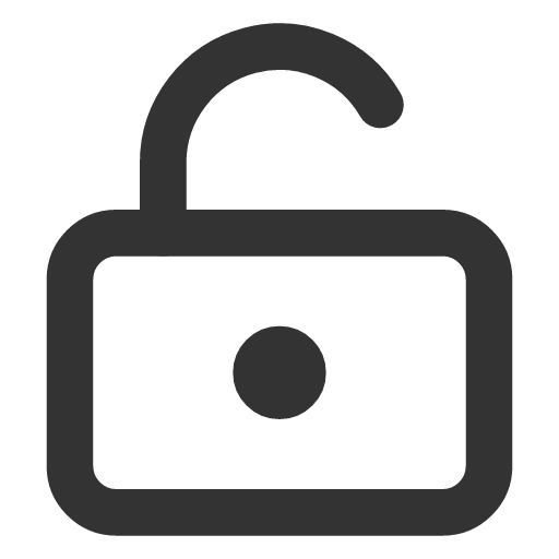 иконка unlock keyhole, unlock, замок, keyhole,