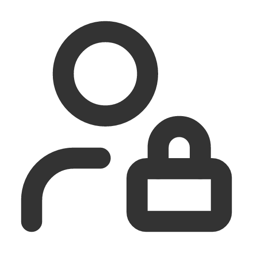 иконка user lock, user, пользователь, lock, замок,