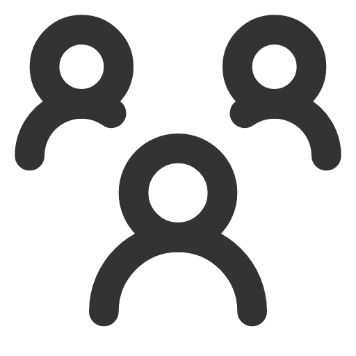 иконка user round group, user, пользователь, round, group, группа,