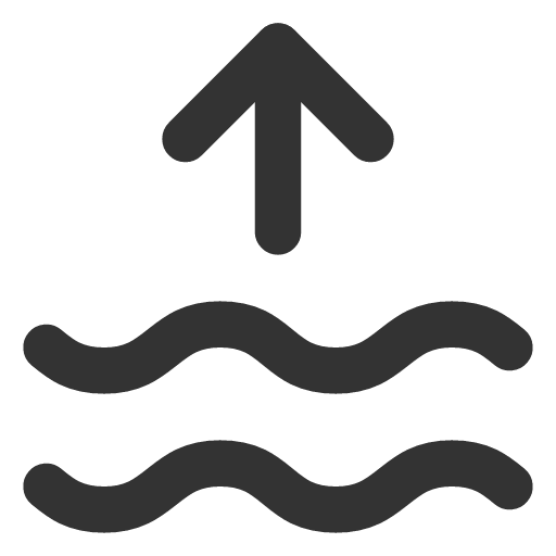 иконка waves arrow up, waves, arrow, стрелка, up, стрелка вверх,