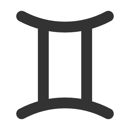 иконка zodiac gemini, zodiac, gemini, близнецы,