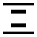 иконка align space around, align, space, around