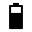 иконка battery 5 bar, battery, батарея, bar