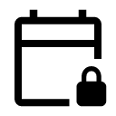 иконка calendar lock, calendar, календарь, lock, замок