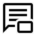 иконка chat display, chat, чат, display, дисплей